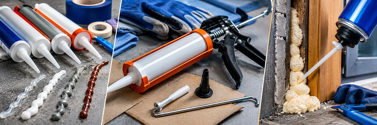 Silicone, sigillante o schiuma poliuretanica? Guida alla scelta